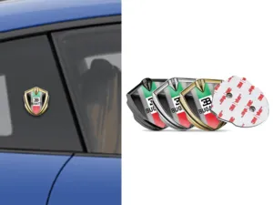 Bugatti Insignias Marca Coche Estilo Pro Borde Inoxidable